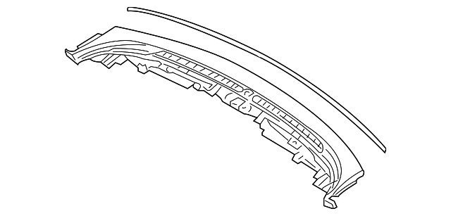 39868869 Деталь DEFROSTER GRILLE