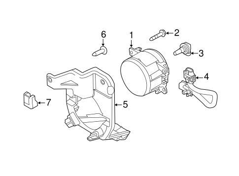Electrical/Bulbs - Chassis for 2015 Ford Explorer #3