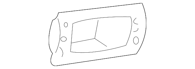XW4Z5422635AAA Деталь HANDLE BEZEL, LEFT