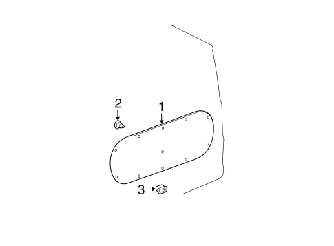 BODY/INTERIOR TRIM for 2004 Scion xB #1