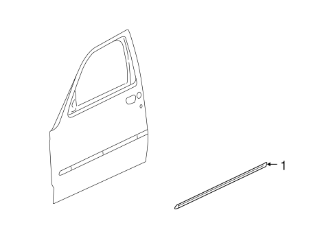 Liberty EXTERIOR TRIM - FRONT DOOR