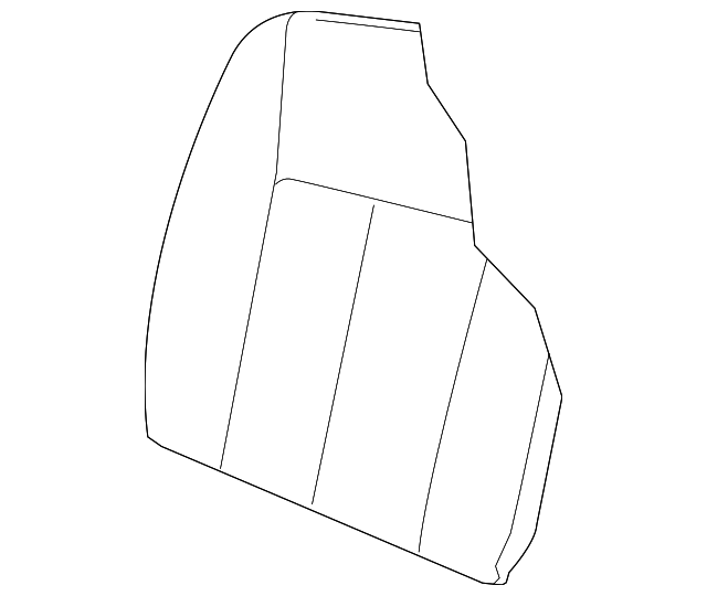 1SQ351J3AA Деталь SEAT BACK COVER, LEFT