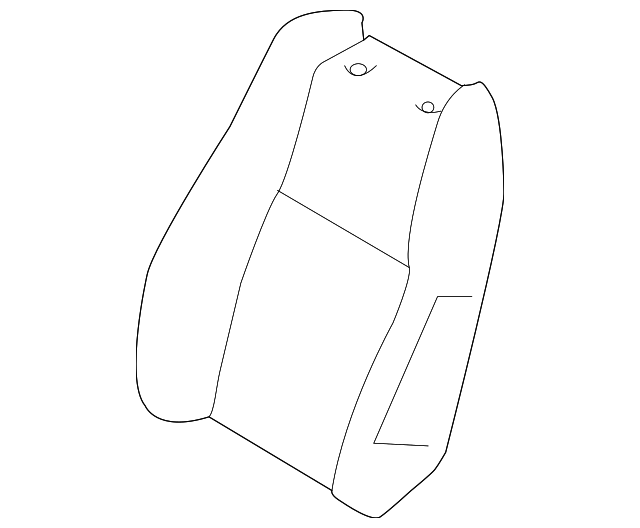 LR042343 SEAT BACK PAD