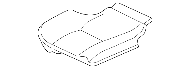 HVB000111 Деталь SEAT CUSHION PAD, RIGHT