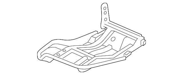 HTG000040 Деталь SEAT FRAME, RIGHT
