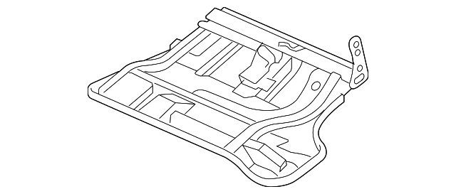 HTG000050 Деталь SEAT FRAME, LEFT