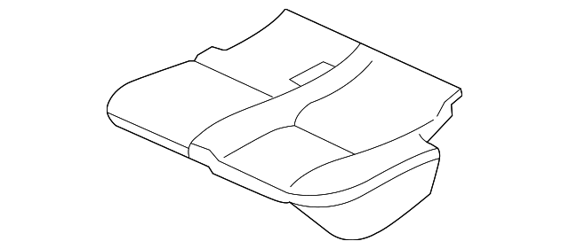 HVB000101 Деталь SEAT CUSHION PAD, LEFT
