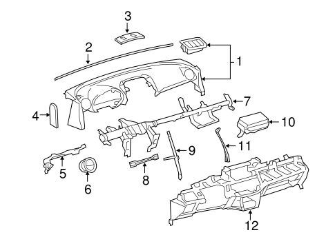 BODY/INSTRUMENT PANEL for 2010 Toyota RAV4 #1