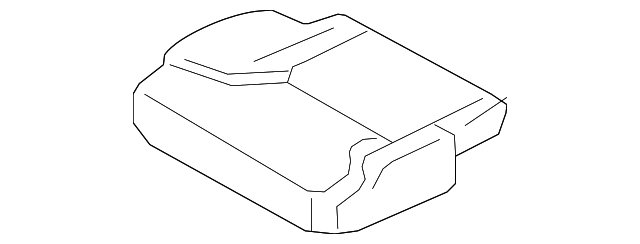 31351812 Деталь SEAT CUSHION PAD, LEFT