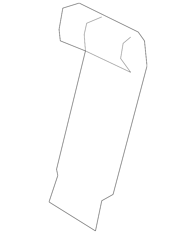 39826815 Деталь LOWER COVER, LEFT