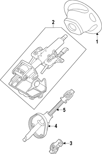 Mariner STEERING COLUMN