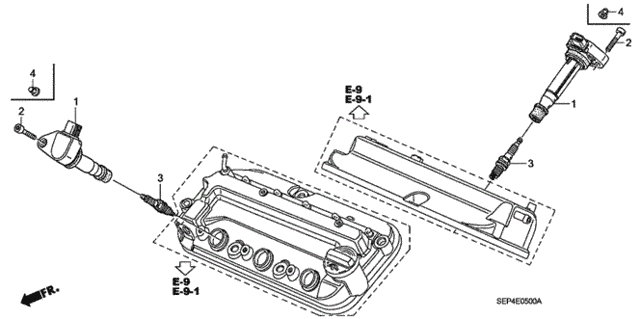 Ignition Coil - Spark Plug for 2006 Acura TL #0