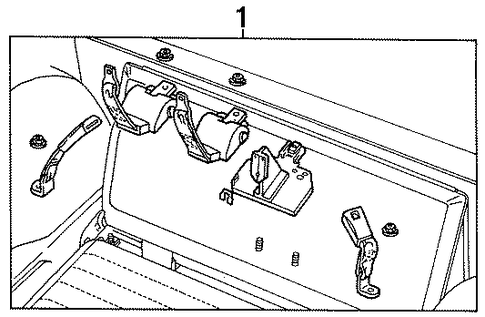 Sable REAR SEAT BELTS 2