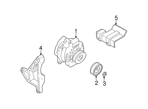 Alternator for 2000 Mazda MPV #0