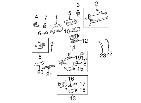 BODY/INSTRUMENT PANEL COMPONENTS for 2012 Toyota Corolla #1