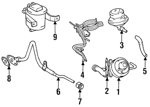 EMISSION SYSTEM/EMISSION SYSTEM for 1997 Toyota Previa #1