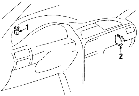 Prizm DAYTIME RUNNING LAMP COMPONENTS