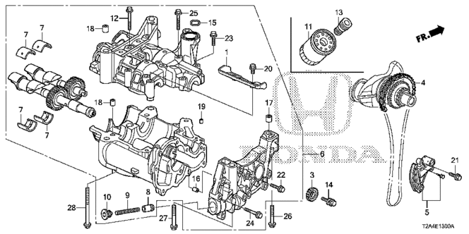 ENGINE/OIL PUMP (L4) for 2013 Honda ACCORD SEDAN #1