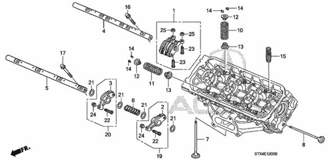 Valve - Rocker Arm (FR.) for 2012 Acura MDX #0