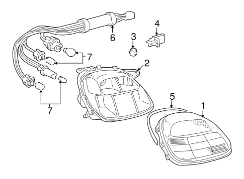 ELECTRICAL/BULBS - CHASSIS for 2001 Toyota MR2 Spyder #3