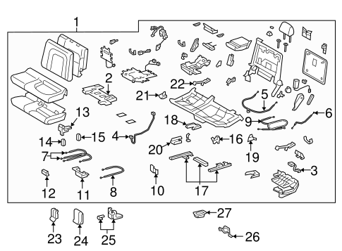 BODY/SECOND ROW SEATS for 2016 Toyota Land Cruiser #3