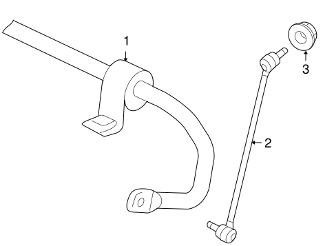 Stabilizer Bar & Components for 2013 Volkswagen Jetta #0