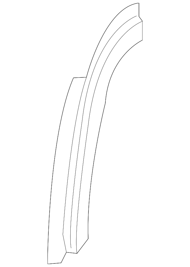 DT1Z-7431013-AC Деталь FRONT TRIM, LEFT