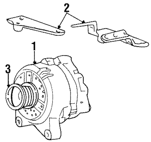 Alternator for 2002 Ford Crown Victoria #0