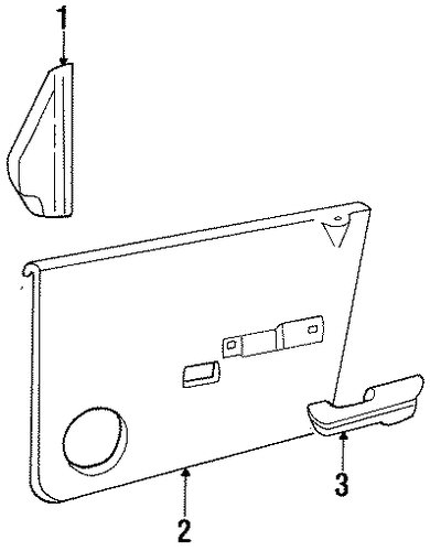 Lynx INTERIOR TRIM - FRONT DOOR