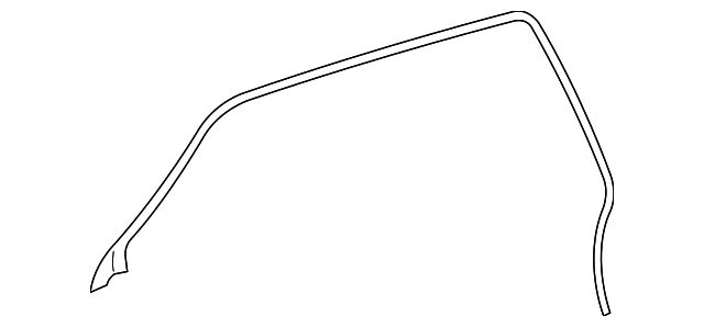 4W1Z-5451822-BA Деталь WEATHERSTRIP, RIGHT