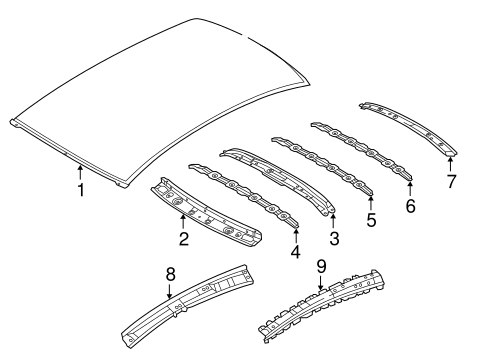 Body/Roof & Components for 2014 Nissan Versa #1
