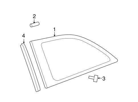 BODY/GLASS & HARDWARE for 2008 Toyota Yaris #1
