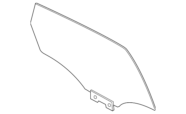 EJ7Z-7825712-A Деталь DOOR GLASS, RIGHT