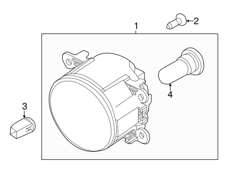 Electrical/Bulbs - Chassis for 2012 Ford Focus #1