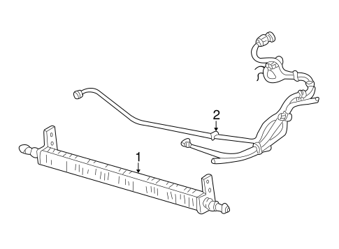 Sable POWER STEERING OIL COOLER