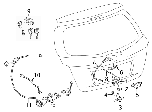 BODY/LIFTGATE for 2013 Toyota Yaris #2