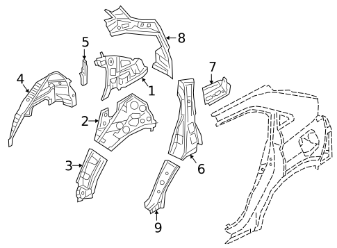 Inner Structure for 2019 Mitsubishi Eclipse Cross #0