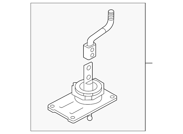 DR3Z-7210-B Деталь SHIFTER ASSY