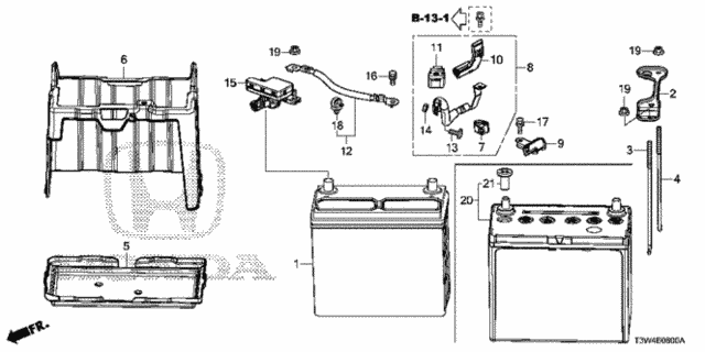 Battery for 2017 Honda Accord #0