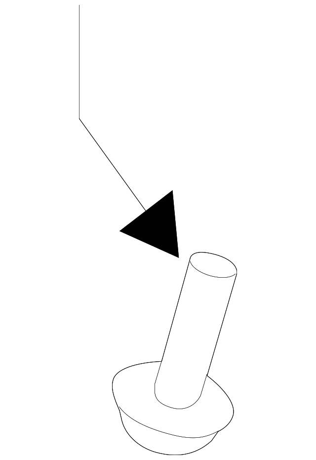 LR000710 SUNVISOR SCREW, RIGHT