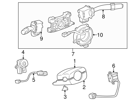 ELECTRICAL/IGNITION LOCK for 1998 Toyota Camry #1