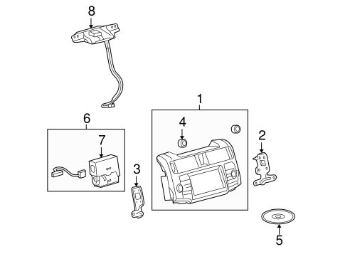 ELECTRICAL/NAVIGATION SYSTEM for 2012 Toyota 4Runner #1