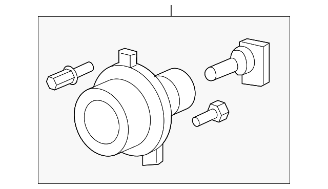 15857766 Деталь FOG LAMP ASSY, LEFT