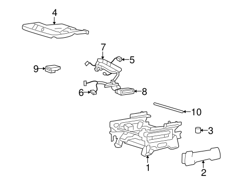 Body/Tracks & Components for 2004 Ford Freestar #1