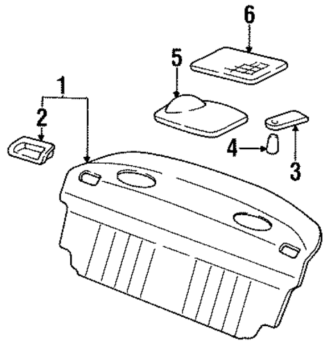 911 INTERIOR TRIM - REAR BODY 2