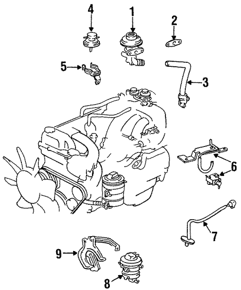 Electrical/Powertrain Control for 1996 Toyota Land Cruiser #3