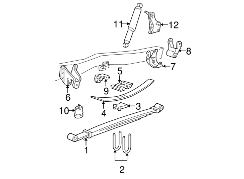 Rear Suspension/Rear Suspension for 2010 Ford F-350 Super Duty #2