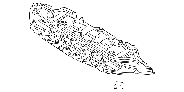 DR3Z-17626-B LOWER SHIELD