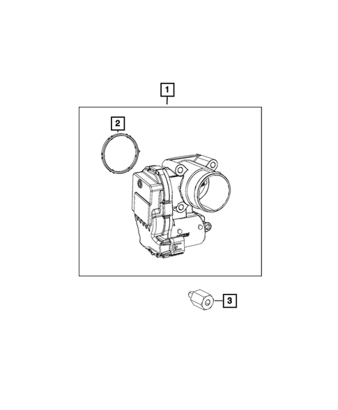 Throttle Body for 2017 Jeep Renegade #0