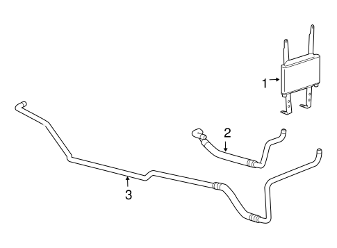 Savana 3500 TRANS OIL COOLER